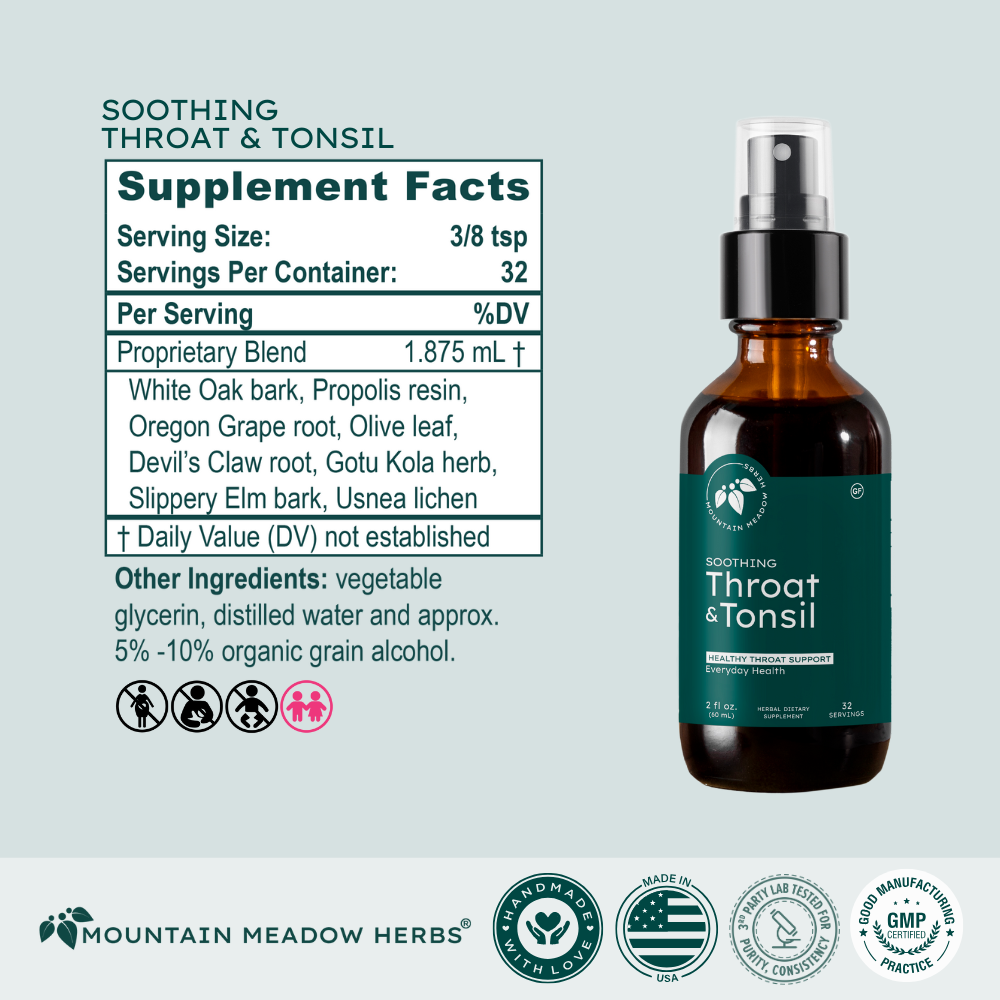 Soothing Throat & Tonsil (2 oz.)