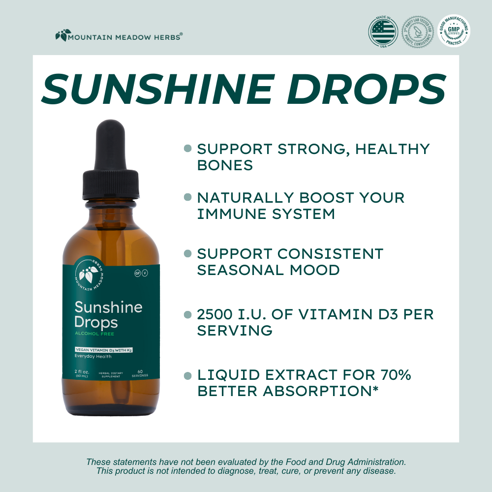 Sunshine Drops/Vitamin D3 (2 oz)