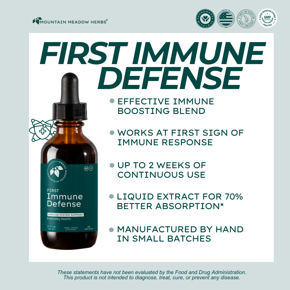 First Immune Defense Liquid 2 oz | Mountain Meadow Herbs