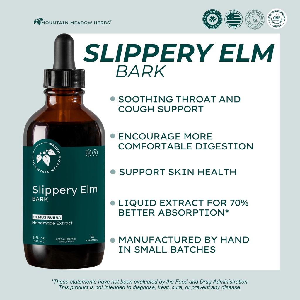 Slippery Elm Extract (4 oz.)