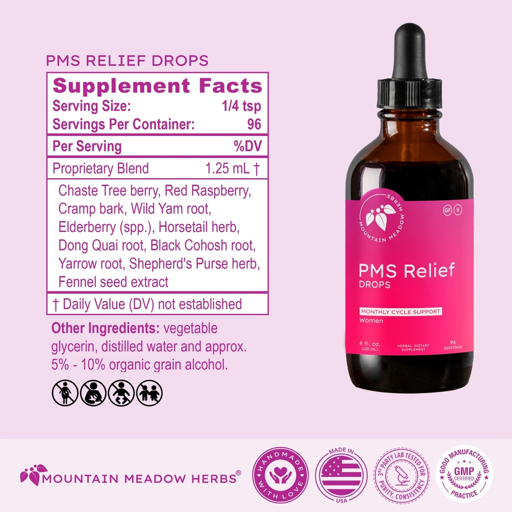 PMS Relief Drops (4 oz)