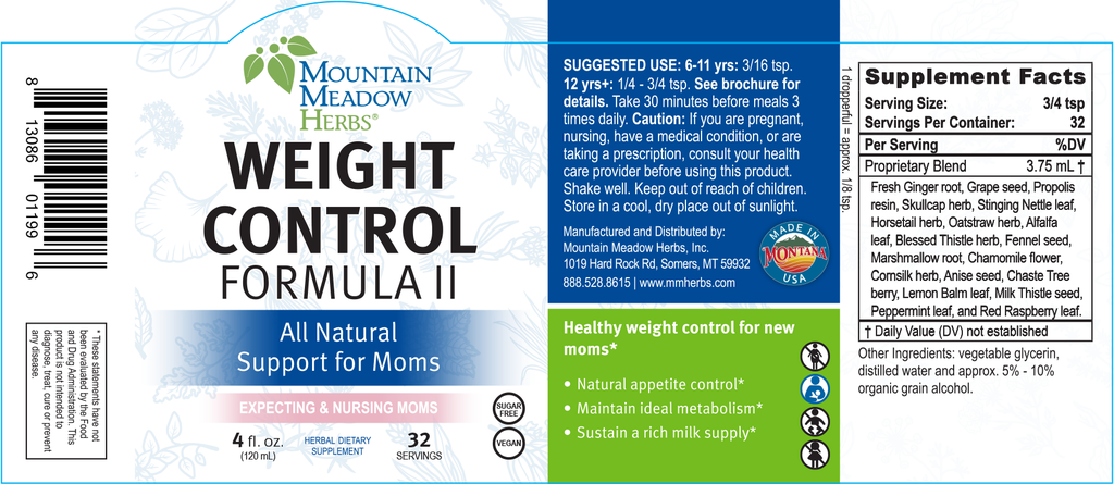 Weight Control Formula II (4 oz.)