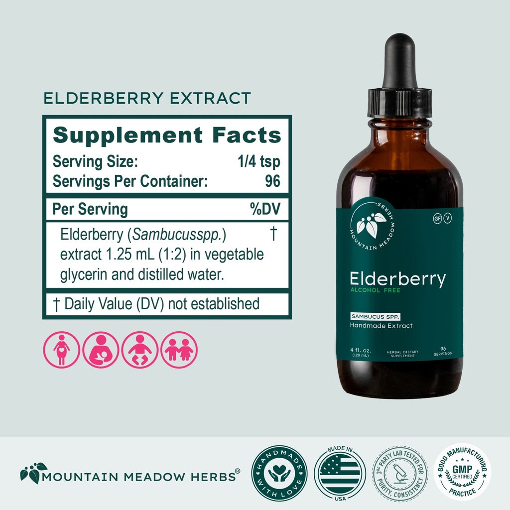 Elderberry Extract (4 oz.)﻿