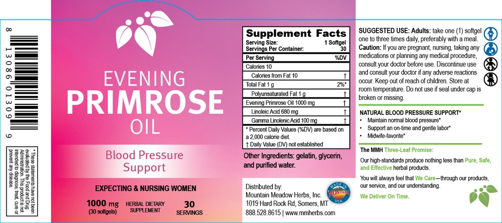 Evening Primrose 1,000 mg (30 ct.)- NEW