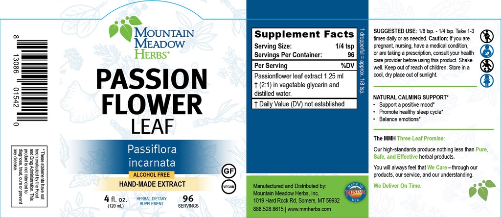 Passionflower Leaf Extract (4 oz)