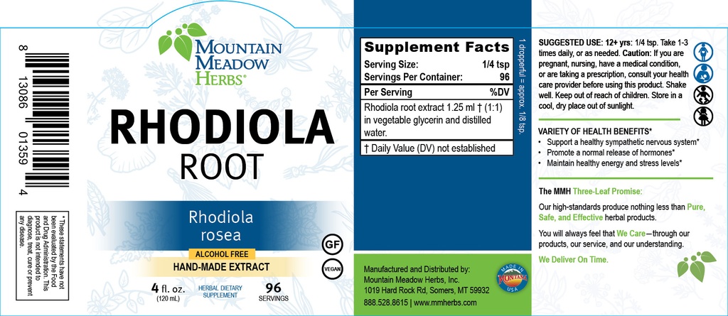 Rhodiola Root Extract (4 oz.)