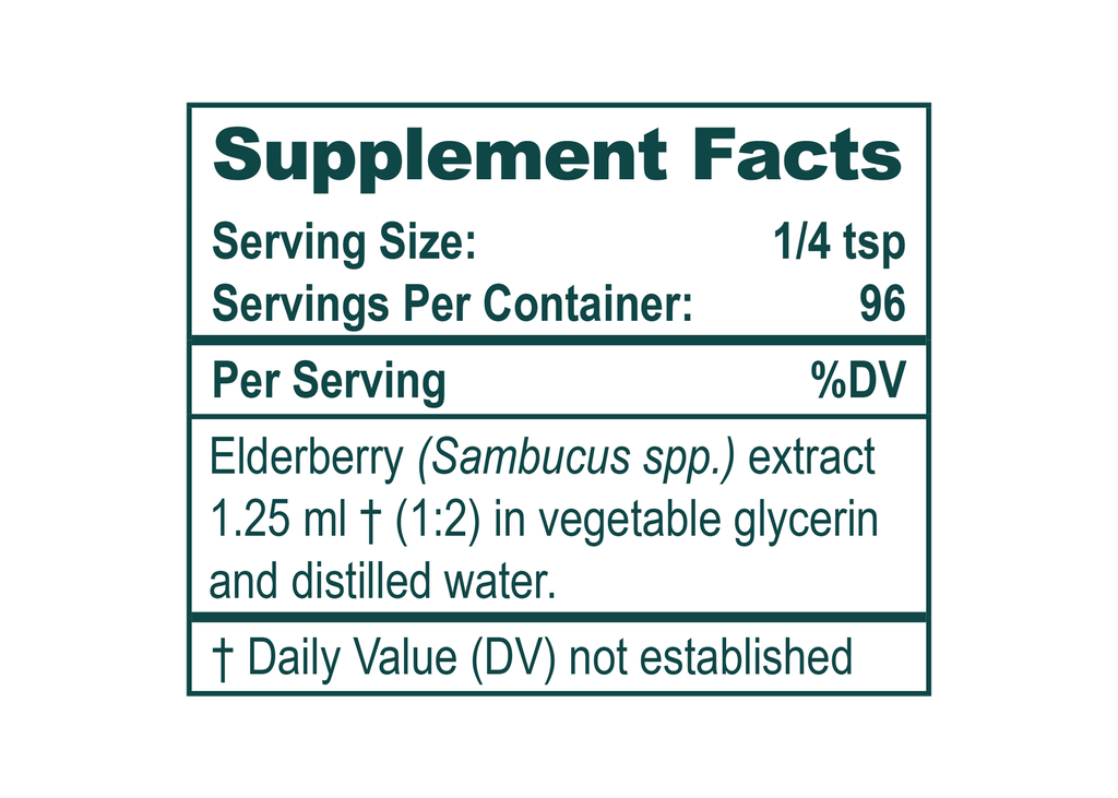 ﻿Elderberry Extract (4 oz.)﻿