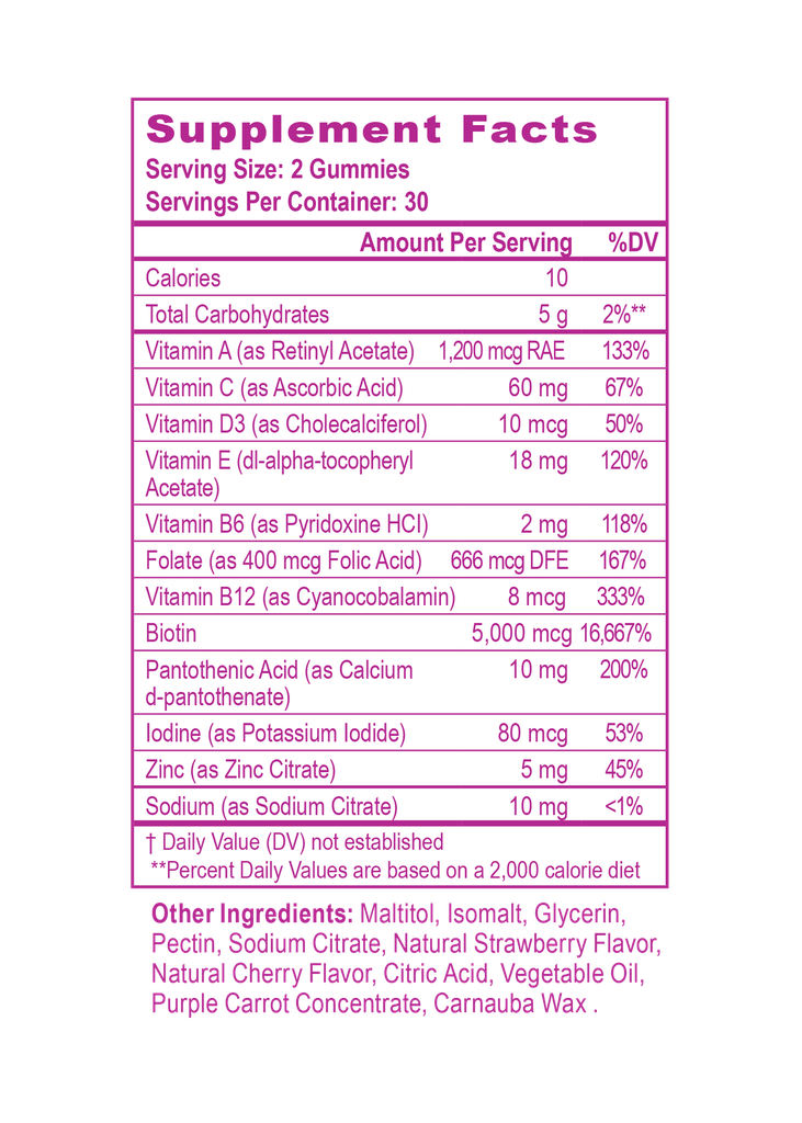 Hair, Skin, & Nails Gummies (60 ct)