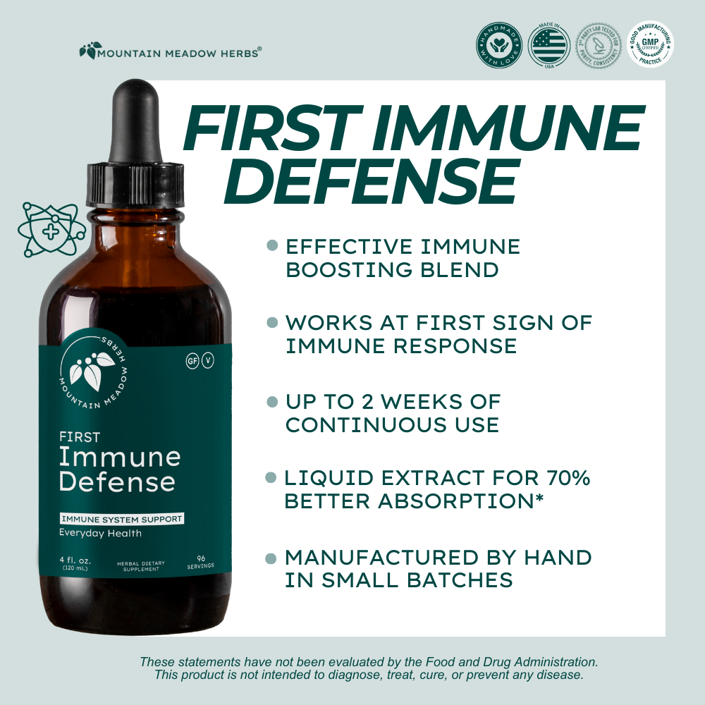First Immune Defense Liquid 4 oz | Mountain Meadow Herbs