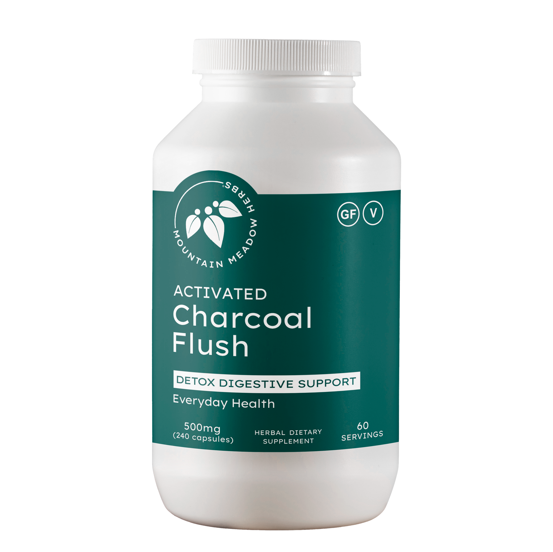 Activated Charcoal Capsules for Digestive Health | Mountain Meadow Her